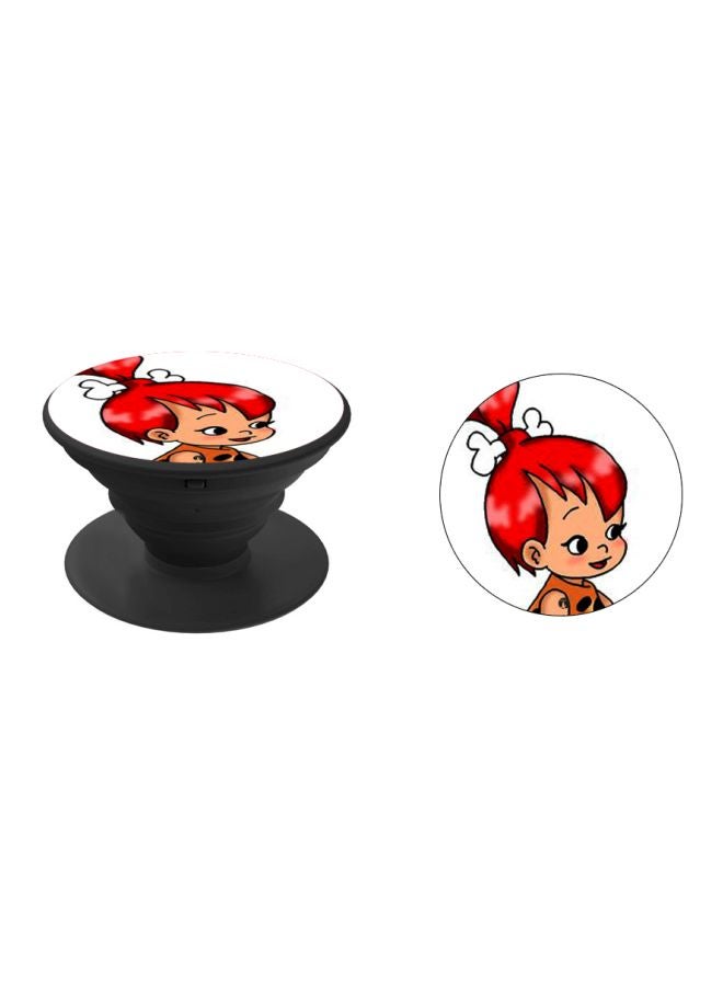 BP The Flinstones Printed Pop Socket Phone Holder Red/Brown/White - Image 2