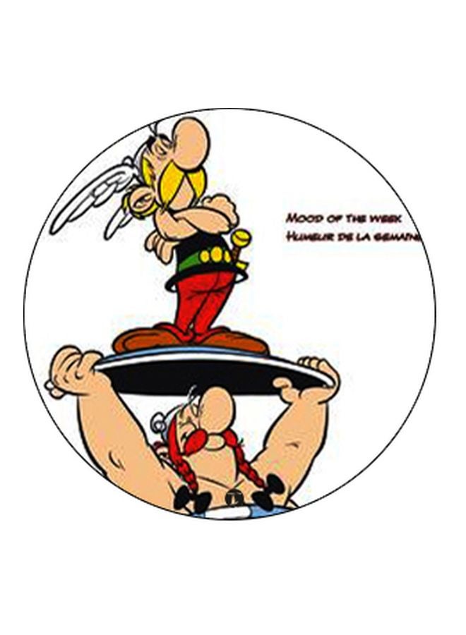 BP Cartoon Printed Pop Socket Phone Holder Black/Red/Beige - Image 2