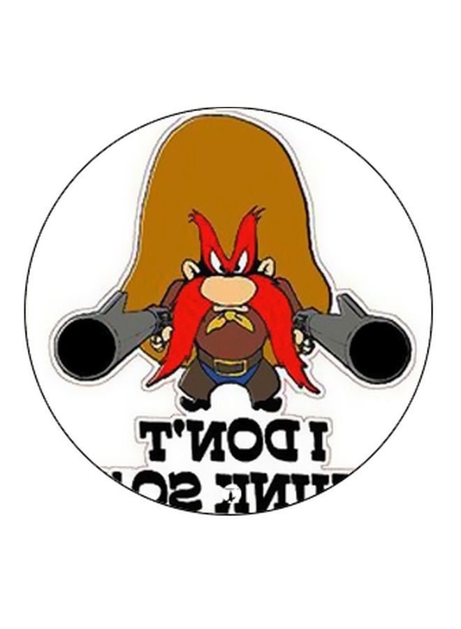 BP Yosemite Sam Printed Pop Socket Phone Holder Black/Red/Brown - Image 2