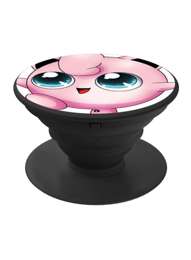 BP Jigglypuff Printed Pop Socket Phone Holder Black/Pink/Blue - Image 1