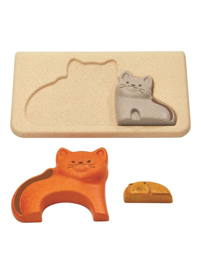 PlanToys Wooden Cat Puzzle Toy