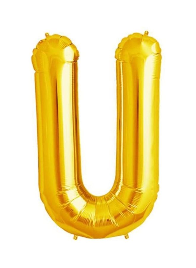 PARTY FUN Alphabet "U" Foil Balloon 40inch