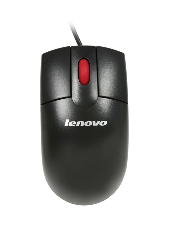 Wired Optical Wheel USB Mouse Black