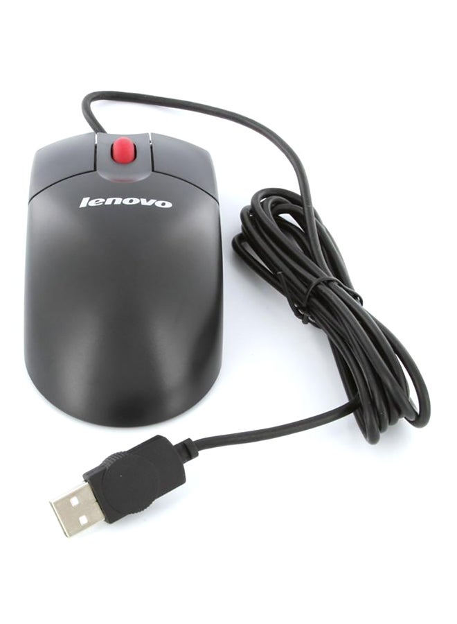 Wired Optical Wheel USB Mouse Black