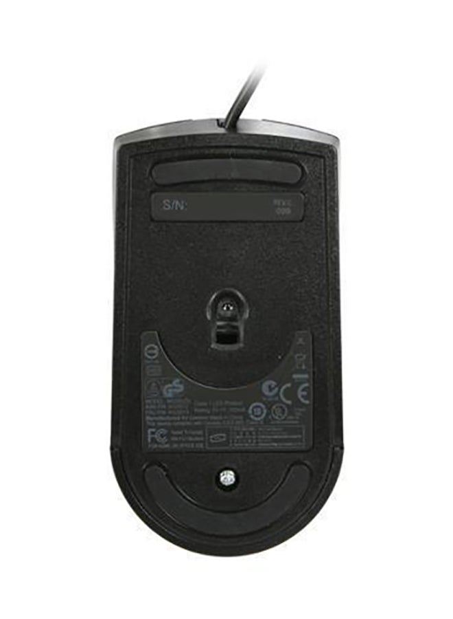 Wired Optical Wheel USB Mouse Black