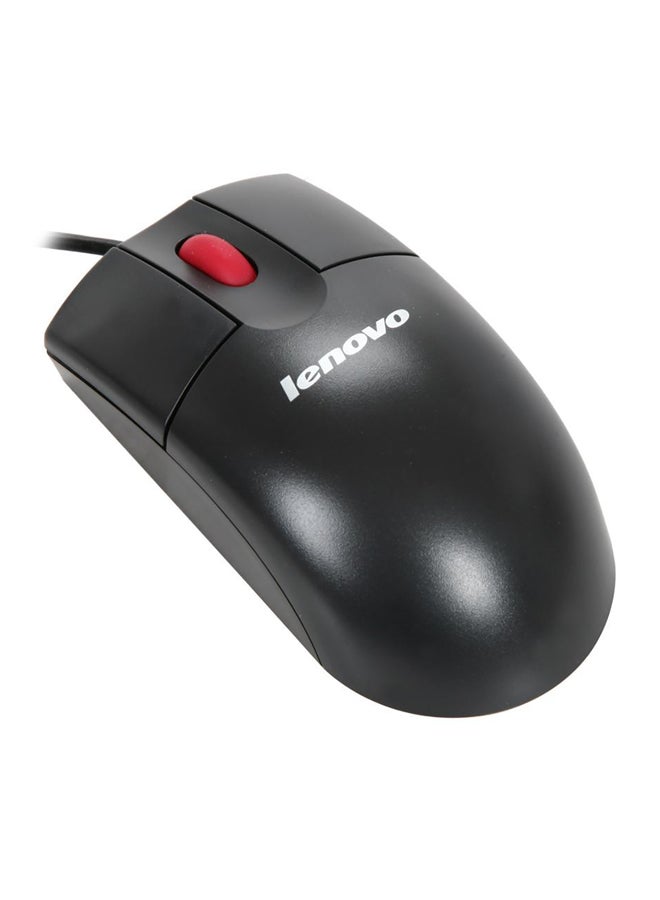 Wired Optical Wheel USB Mouse Black