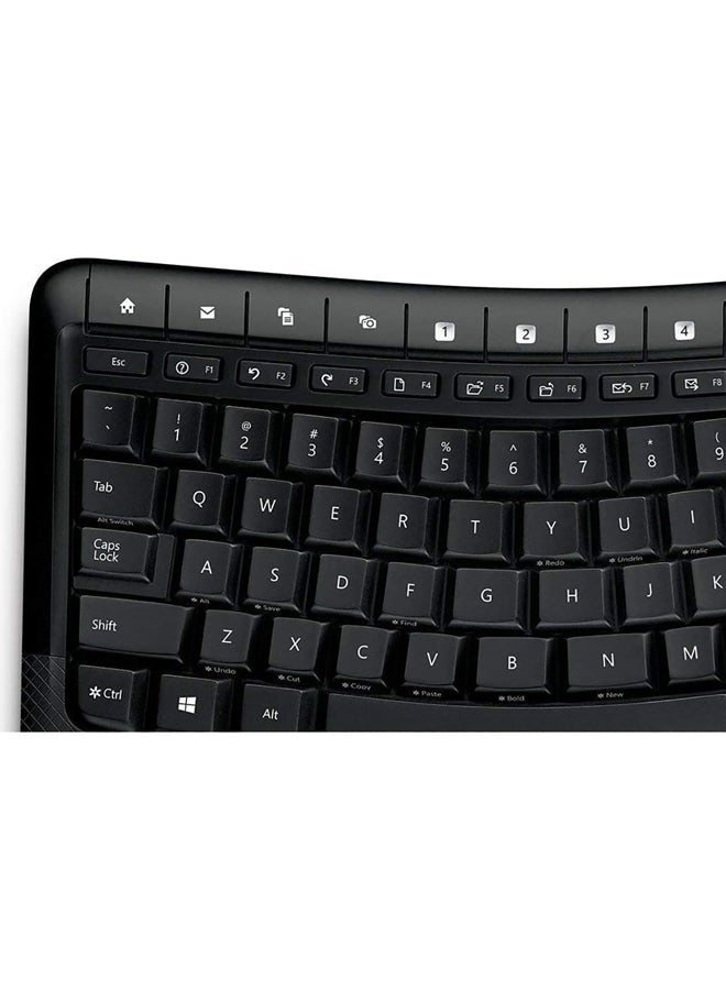 Microsoft - Wireless Comfort Desktop 5050 Black - Image 1