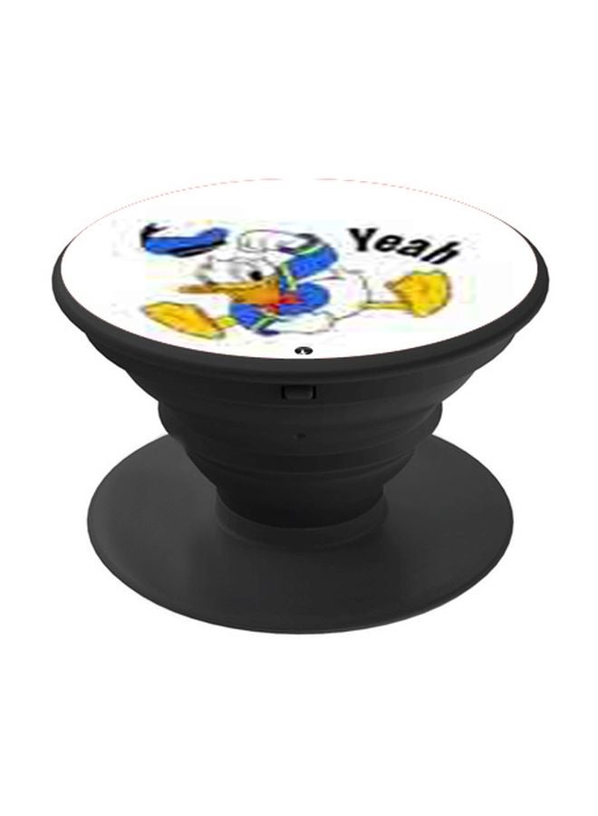 BP Donald Duck Printed Pop Socket Phone Holder White/Blue/Yellow - Image 1