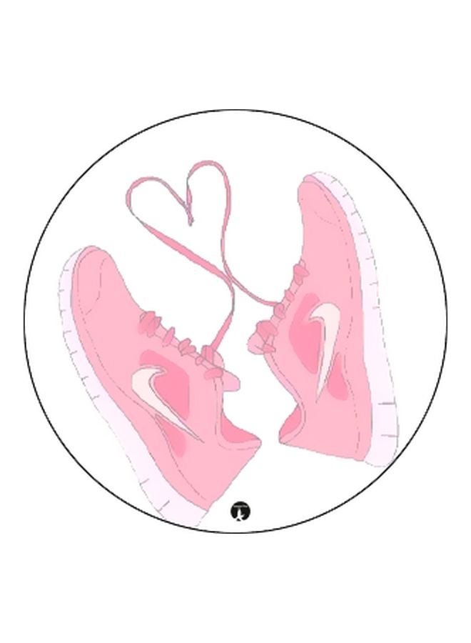 BP Shoes Printed Pop Socket Phone Holder White/Pink - Image 2
