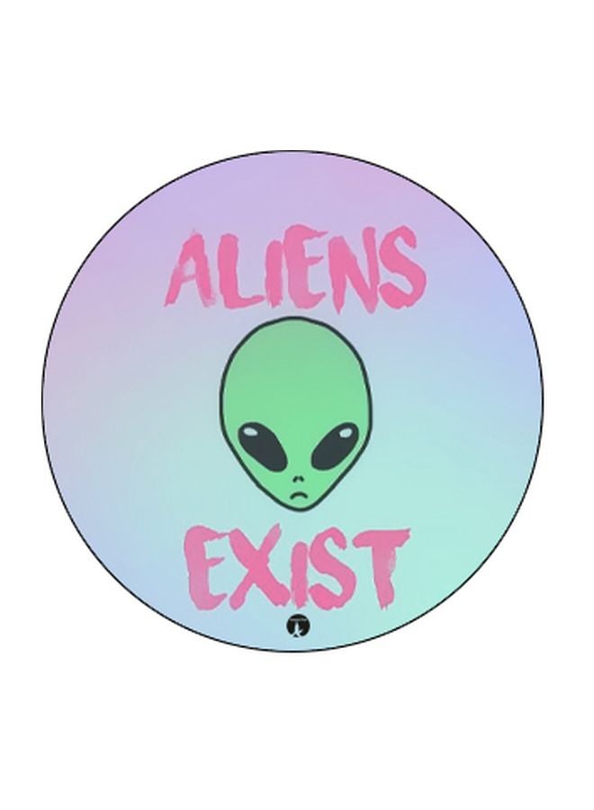 BP Aliens Printed Pop Socket Phone Holder Green/Pink/Blue - Image 2