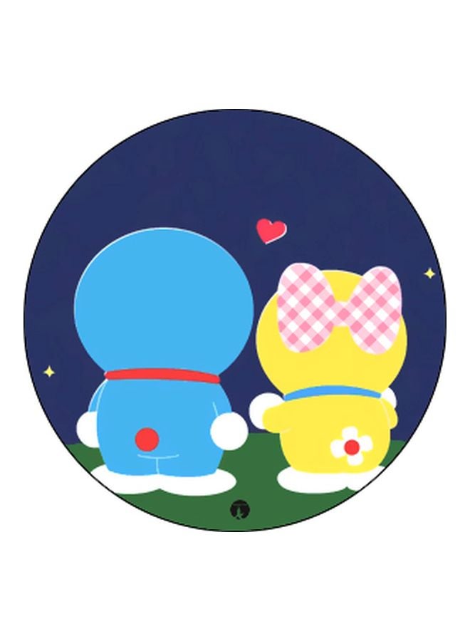 BP Cartoon Printed Pop Socket Phone Holder Blue/Green/Yellow - Image 2