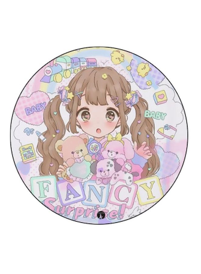 BP Anime Girl Printed Pop Socket Phone Holder Multicolour - Image 2