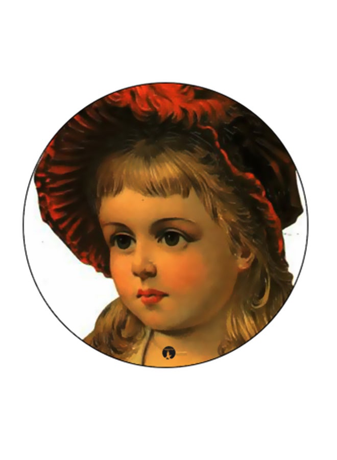 BP Girl Printed Pop Socket Phone Holder Beige/Red/Black - Image 2