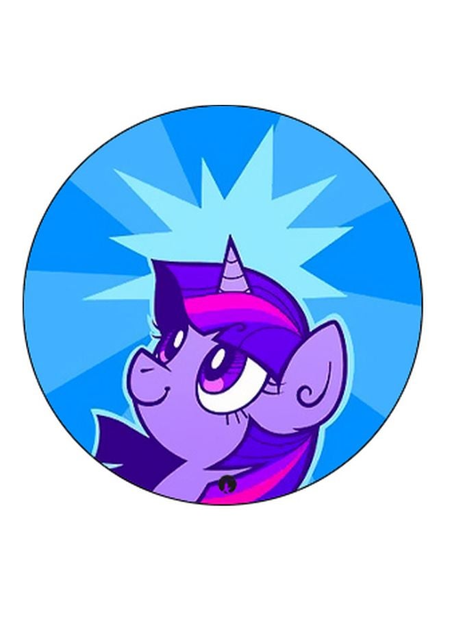 BP Cartoon Printed Pop Socket Phone Holder Blue/Purple/White - Image 2