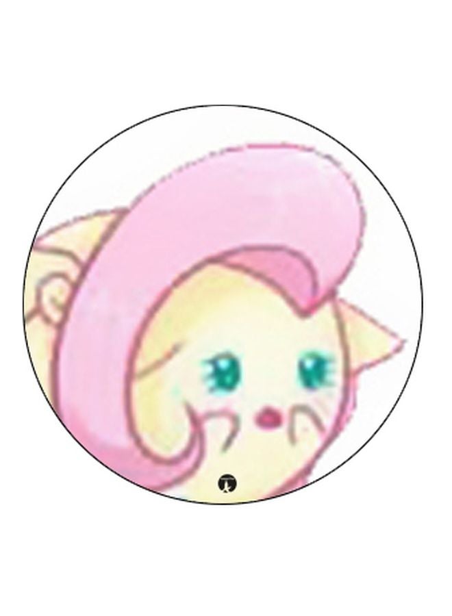 BP Anime Printed Pop Socket Phone Holder Pink/Yellow/White - Image 2