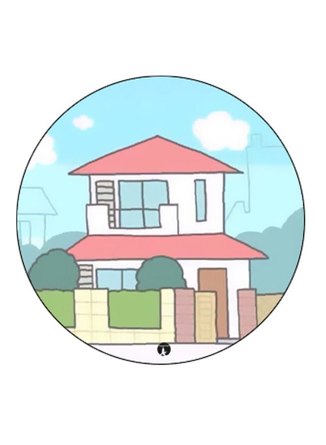 BP Shinchan's House Printed Pop Socket Phone Holder Multicolour - Image 2