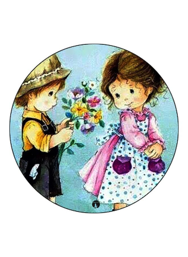 بي بي حامل هاتف بوب سوكيت بطبعة فتاة وولد أزرق/ أبيض/أحمر - Image 2