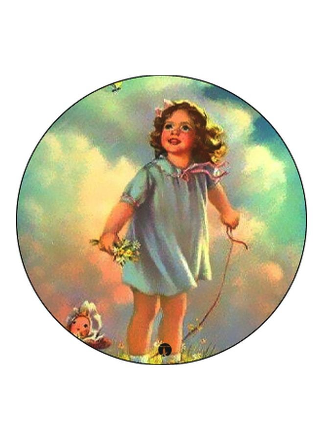 BP Little Girl Printed Pop Socket Phone Holder Blue/Orange/Black - Image 2
