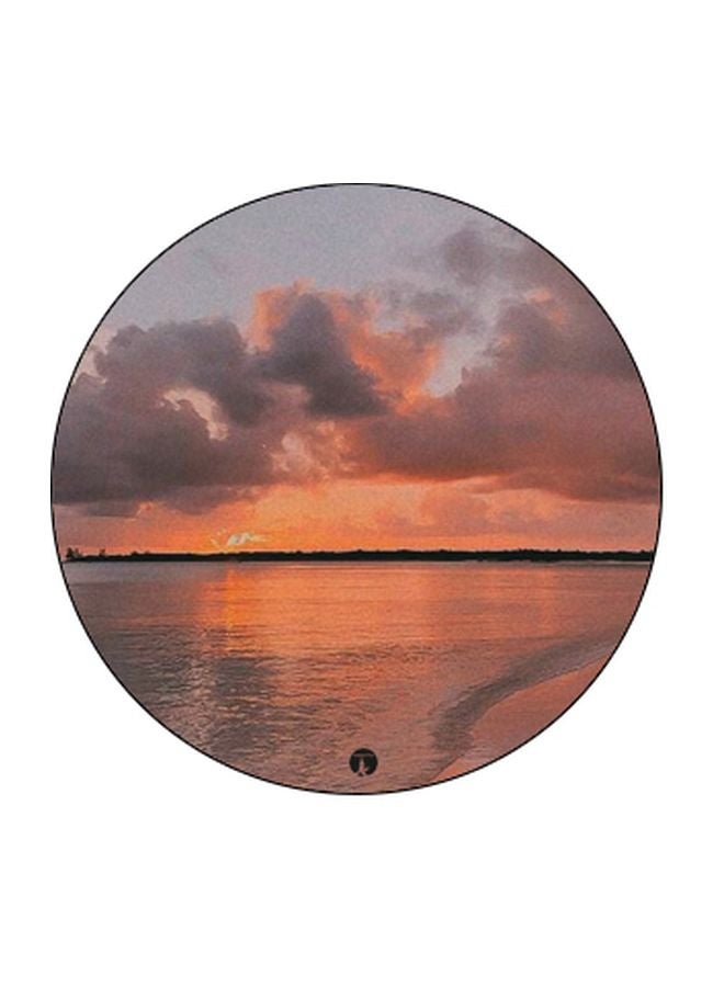 بي بي حامل هاتف بوب سوكيت بطبعة غروب الشمس رمادي/برتقالي/اسود - Image 2