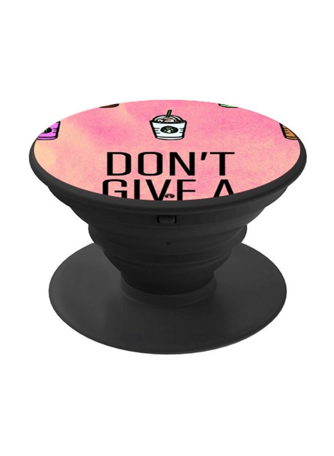 BP Quote Printed Pop Socket Phone Holder Pink/White/Black  - Image 1