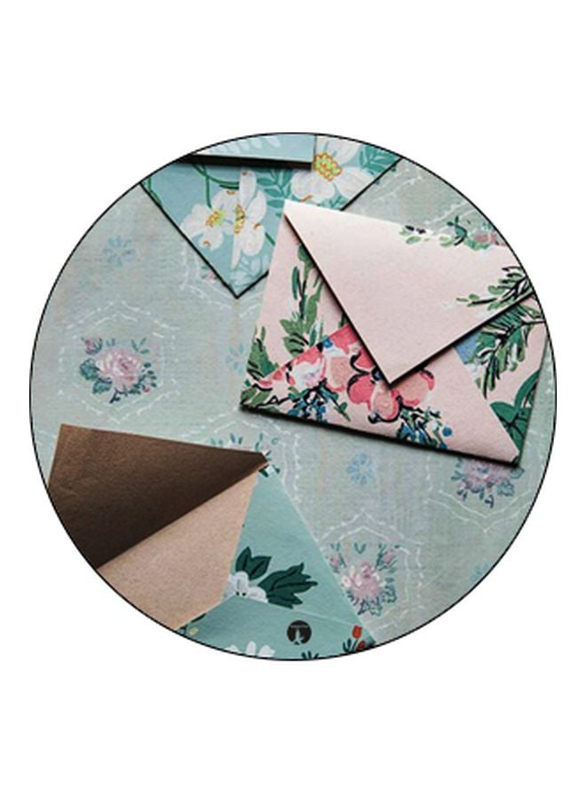 BP Envelope Printed Pop Socket Phone Holder Green/Pink/Black - Image 2