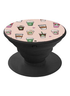 Starbucks Coffee Printed Pop Socket Phone Holder Beige/Pink/Black