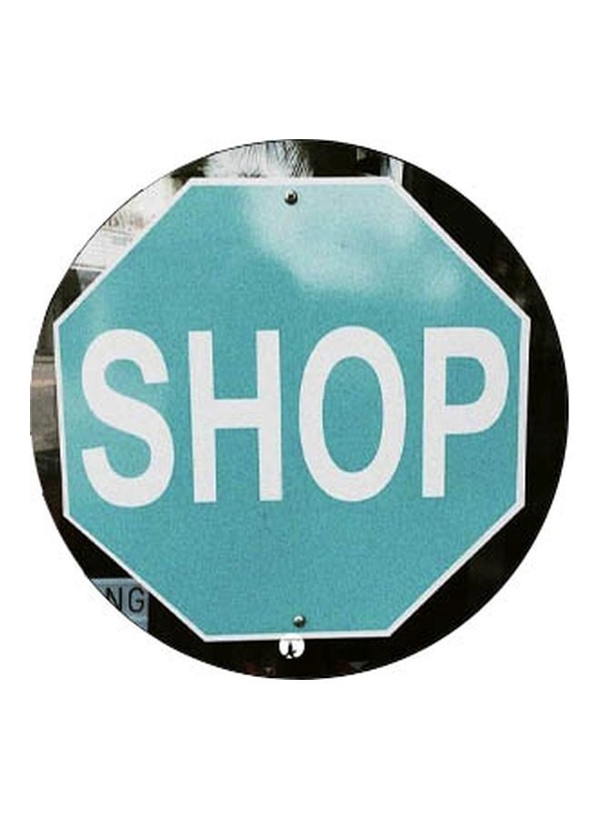 بي بي حامل هاتف بوب سوكيت مزين بطبعة 'Shop' أزرق/ أبيض/أحمر - Image 2