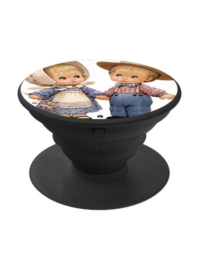 BP Cartoon Printed Pop Socket Phone Holder Multicolour - Image 1