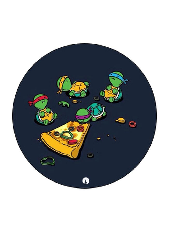BP Cartoon Printed Pop Socket Phone Holder Black/Green/Yellow - Image 2
