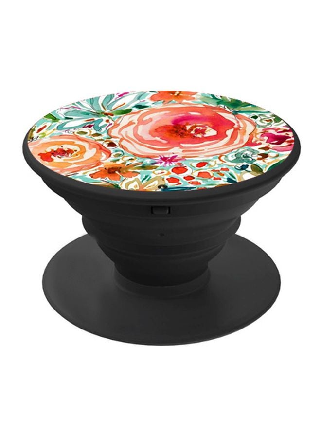 BP Flower Water Colour Painting Printed Pop Socket Phone Holder Multicolour - Image 1