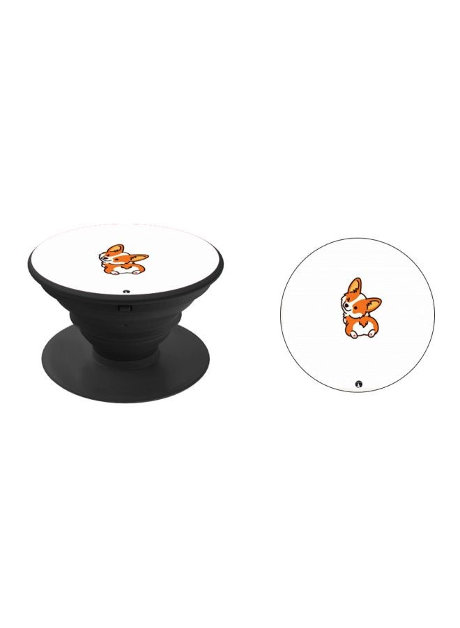 BP Fox Printed Pop Socket Phone Holder White/Orange/Black  - Image 2