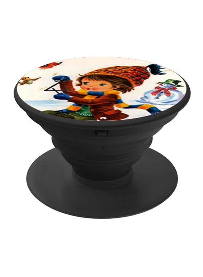 بي بي حامل هاتف بوب سوكيت بطبعة ولد أبيض/أسود/بني - Image 1