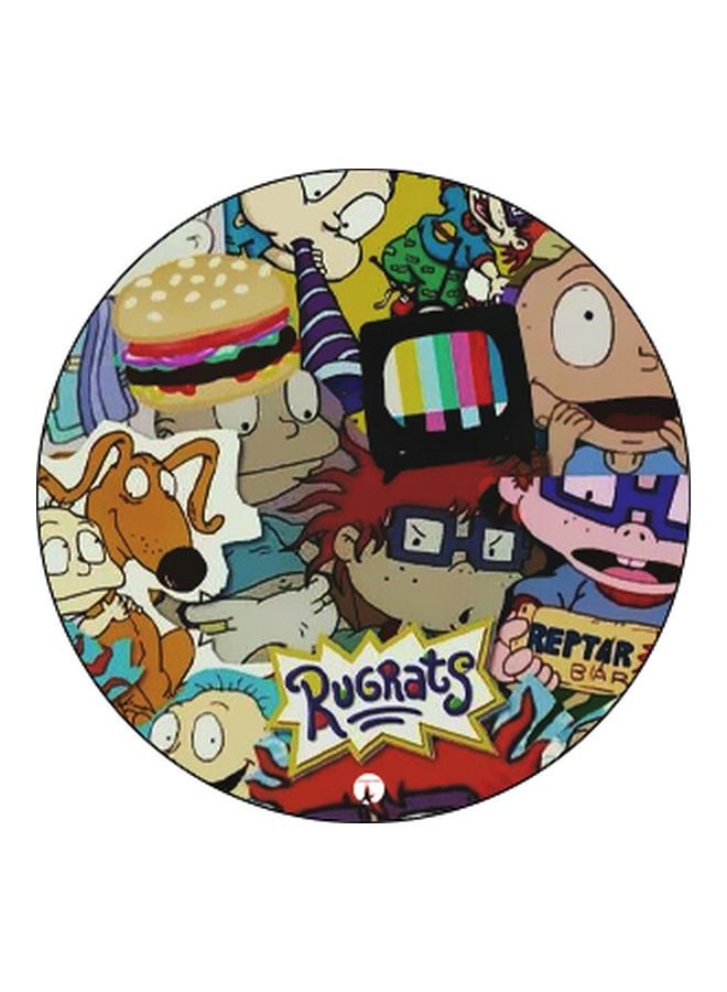 BP Rugrats Cartoon Printed Pop Socket Phone Holder Blue/Yellow/Black - Image 2