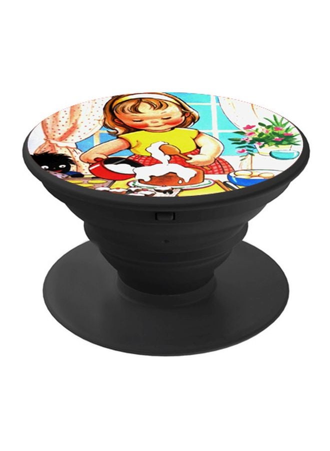 BP Cartoon Printed Pop Socket Phone Holder Multicolour - Image 1