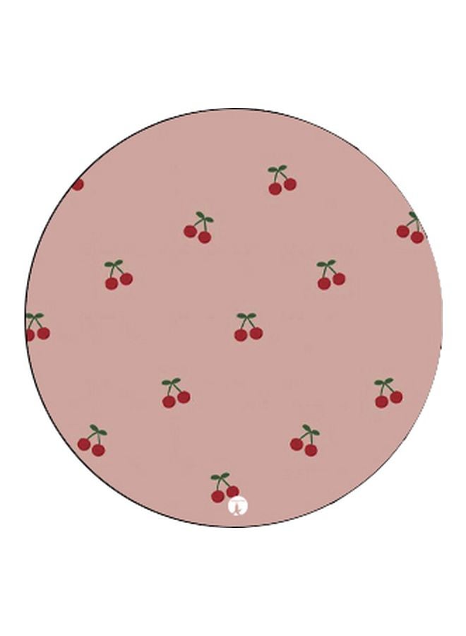 بي بي حامل هاتف بوب سوكيت بطبعة كرز وردي/أحمر/أسود - Image 2