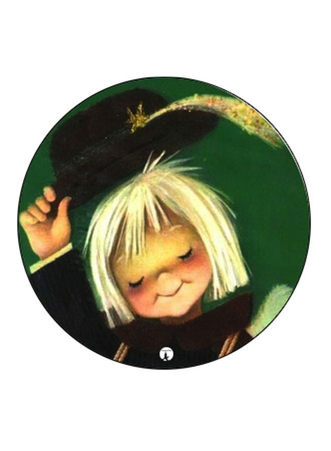 BP Cute With A Hat Printed Pop Socket Phone Holder Black/Green - Image 2
