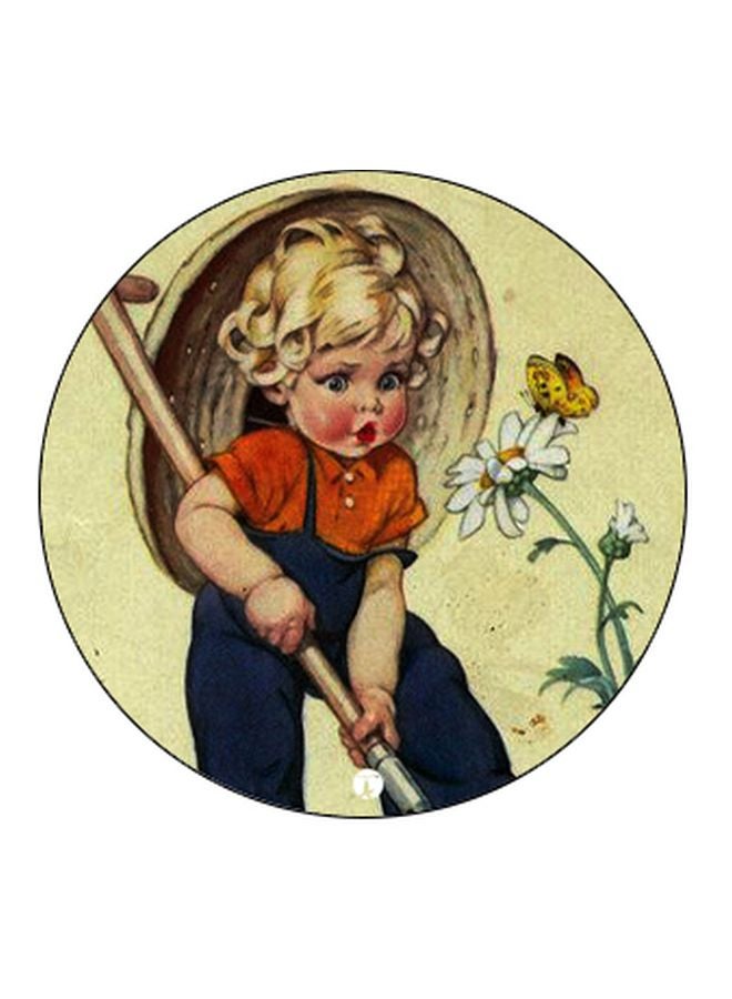 BP Anime Printed Pop Socket Phone Holder Orange/Blue - Image 2