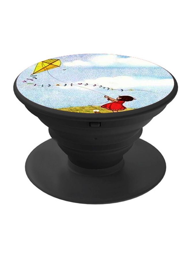 BP Flying Kite Printed Pop Socket Phone Holder Blue/Red - Image 1