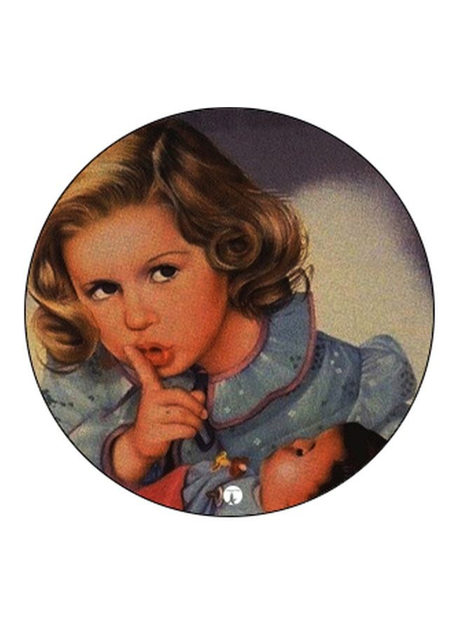 BP Girl Printed Pop Socket Phone Holder Brown/Black/Blue - Image 2