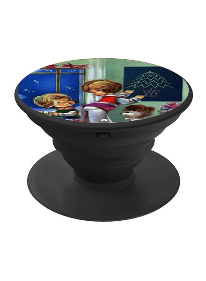 BP Cartoon Printed Pop Socket Phone Holder Multicolour - Image 1