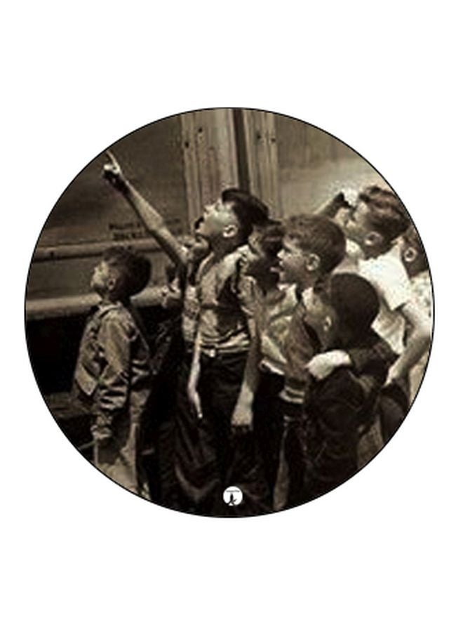 بي بي حامل هاتف منبثق مزين بطبعة رمادي / أبيض / أسود - Image 2