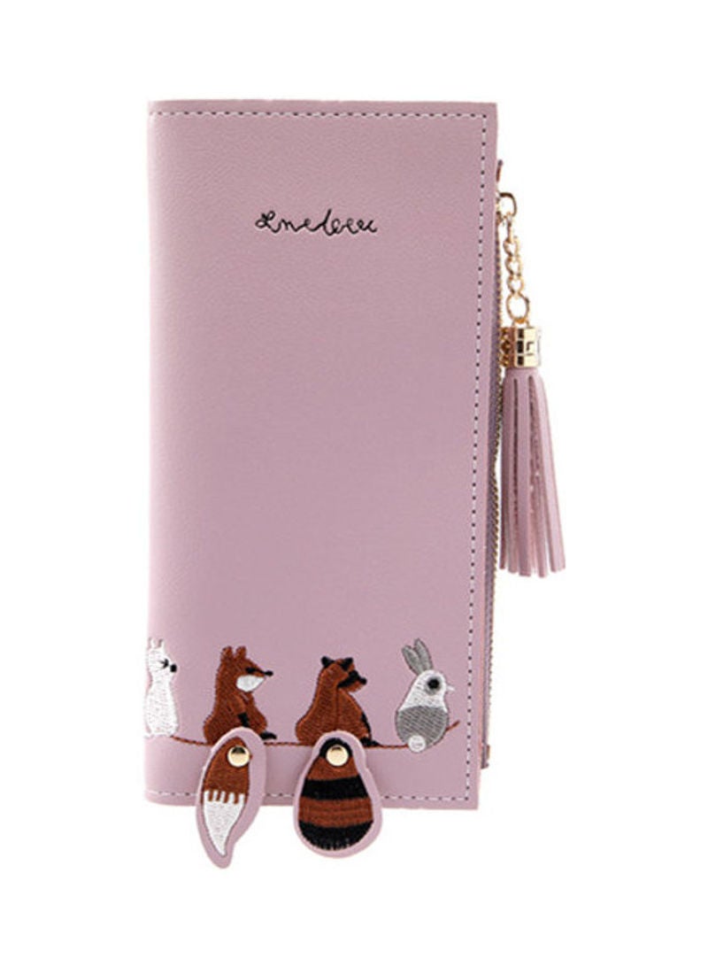 فريت محفظة لحمل البطاقات متعددة الأغراض للنساء وردي - Image 1