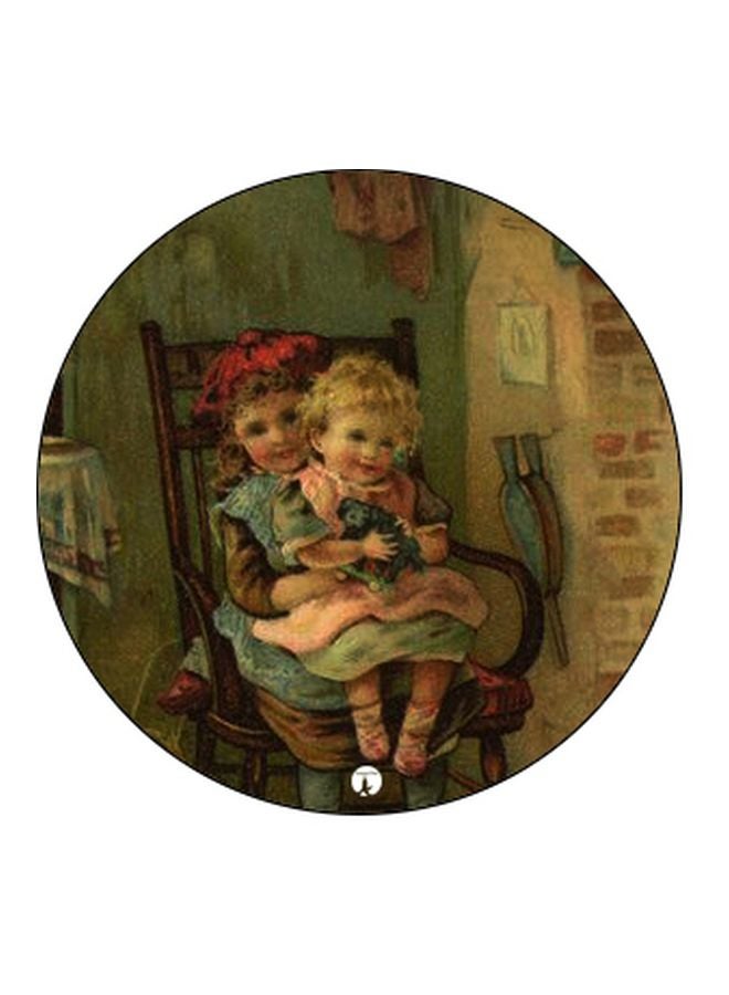 بي بي حامل هاتف بوب سوكيت بطبعة على شكل أطفال بيج/ أخضر/ أسود - Image 2