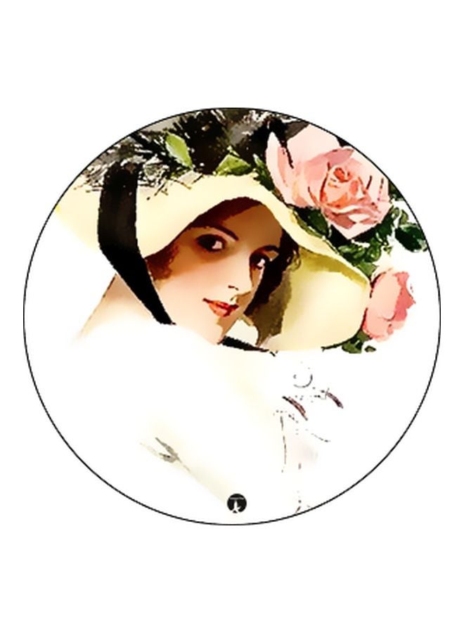 بي بي حامل هاتف بوب سوكيت بطبعة فتاة أبيض/وردي/أخضر - Image 2