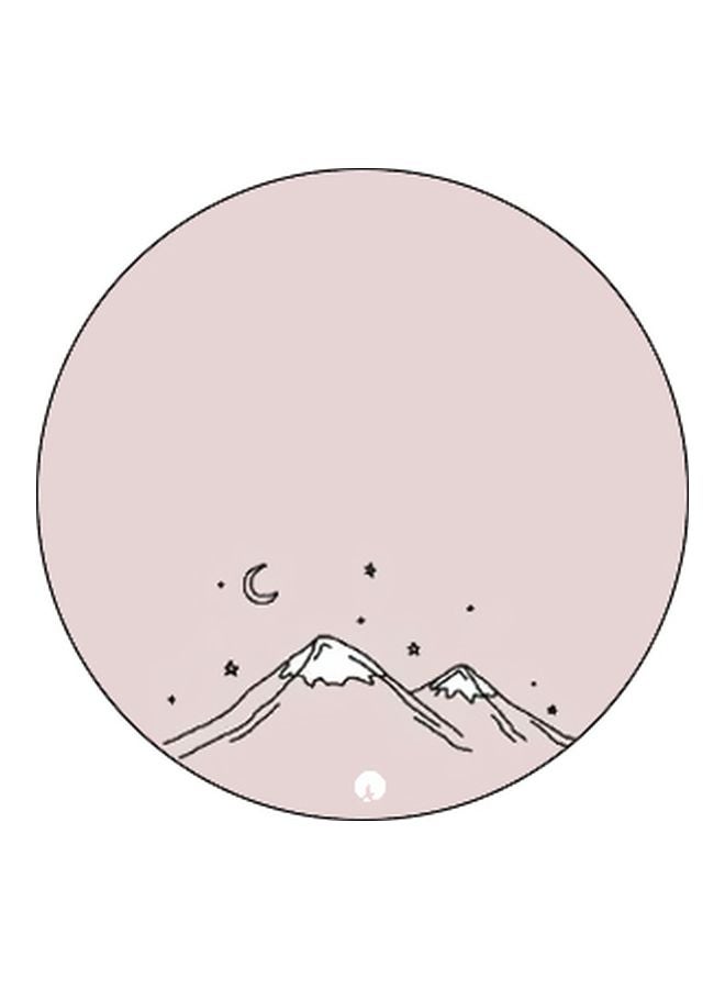 BP Mountain Printed Pop Socket Phone Holder Pink/White  - Image 2