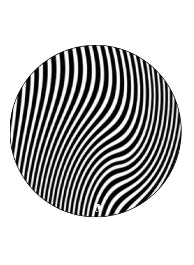 BP Zebra Printed Pop Socket Phone Holder Black/White - Image 2