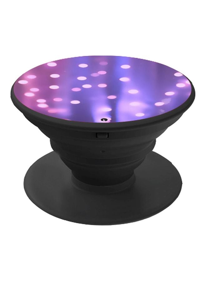 BP Bokeh Printed Pop Socket Phone Holder Violet/Pink/Black - Image 1