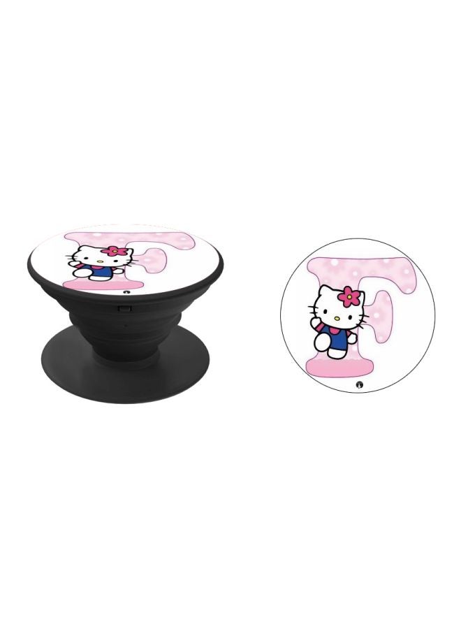 BP Hello Kitty Printed Pop Socket Phone Holder Black/White/Pink - Image 2