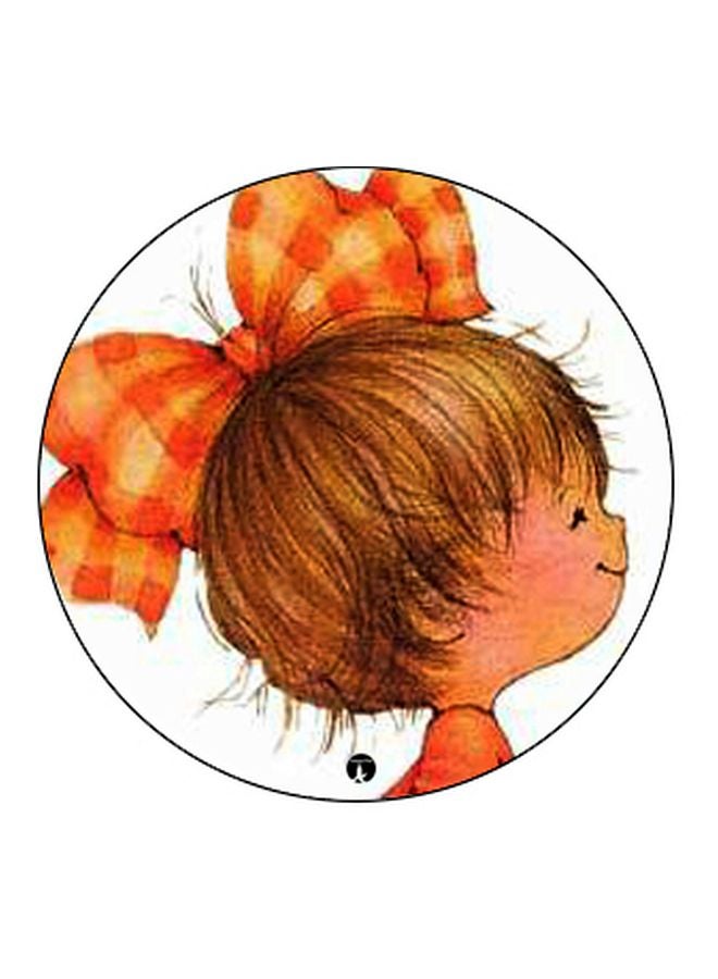 BP Girl Printed Pop Socket Phone Holder Brown/Orange/White - Image 2