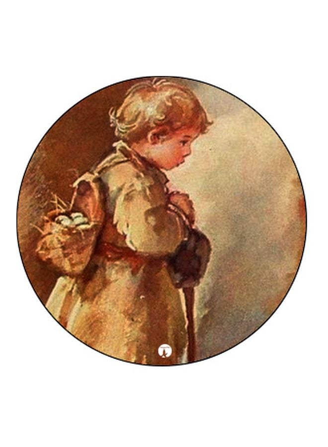 BP Printed Pop Socket Phone Holder Brown/Beige/Black - Image 2